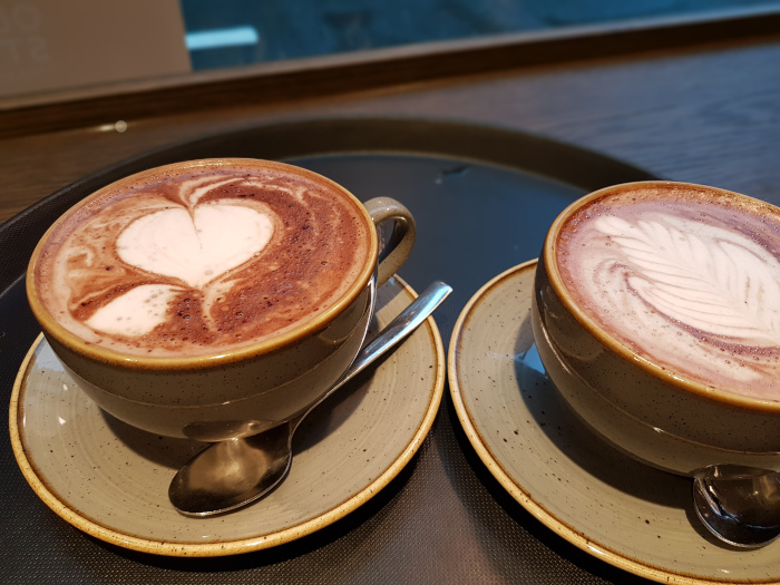 Pause chocolat chaud à Londres